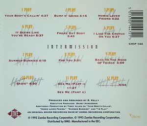 Back Cover Album R. Kelly - 12 Play
