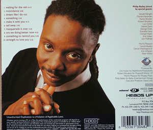 Back Cover Album Philip Bailey - Dreams