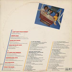 Back Cover Album High Inergy - Hold On Back Cover Album High Inergy - Hold On