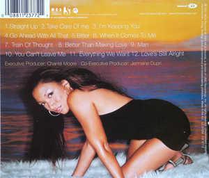 Back Cover Album Chanté Moore - Exposed Back Cover Album Chanté Moore - Exposed