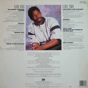 Back Cover Album Steve Arrington - The Jammin' National Anthem