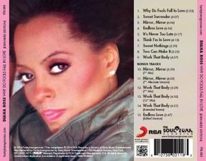 Back Cover Album Diana Ross - Why Do Fools Fall In Love  | funkytowngrooves records | FTG-383 | UK
