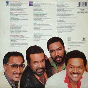 Back Cover Album The Four Tops - Magic Back Cover Album The Four Tops - Magic