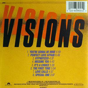 Back Cover Album Visions - Visions