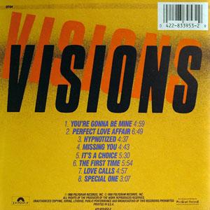 Back Cover Album Visions - Visions Back Cover Album Visions - Visions