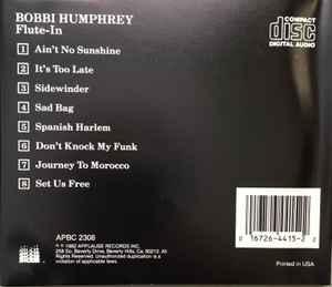 Back Cover Album Bobbi Humphrey - Flute-IN  | applause records | APBC2308 | US