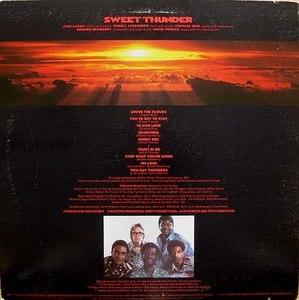 Back Cover Album Sweet Thunder - Above The Clouds Back Cover Album Sweet Thunder - Above The Clouds