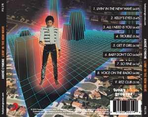 Back Cover Album André Cymone - Livin' In The New Wave  | funkytowngrooves usa records | FTG-275 | US