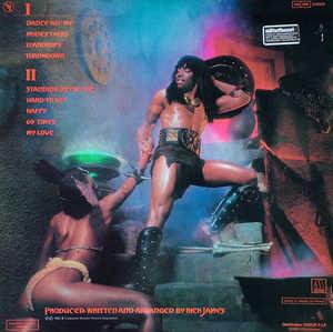 Back Cover Album Rick James - Throwin' Down Back Cover Album Rick James - Throwin' Down