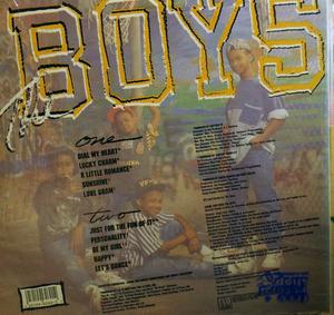 Back Cover Album The Boys - Messages From The Boys Back Cover Album The Boys - Messages From The Boys