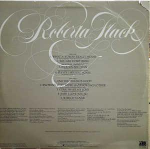 Back Cover Album Roberta Flack - Roberta Flack Back Cover Album Roberta Flack - Roberta Flack
