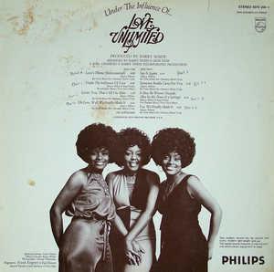 Back Cover Album Love Unlimited - Under The Influence Of... Back Cover Album Love Unlimited - Under The Influence Of...