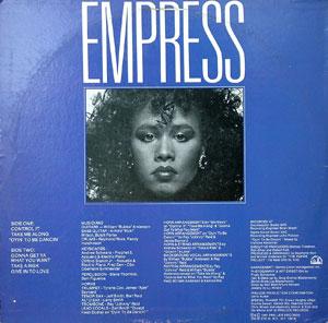 Back Cover Album Empress - Empress