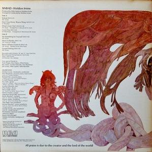 Back Cover Album Weldon Irvine - Sinbad Back Cover Album Weldon Irvine - Sinbad