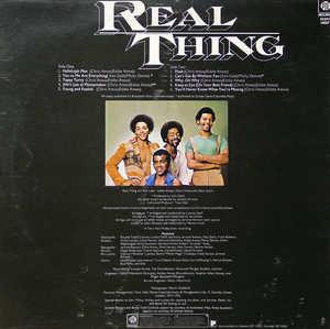 Back Cover Album The Real Thing - The Real Thing Back Cover Album The Real Thing - The Real Thing