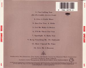 Back Cover Album Oscar - Spotlight Back Cover Album Oscar - Spotlight