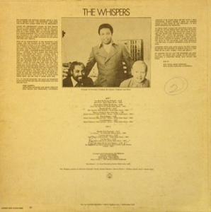 Back Cover Album The Whispers - The Whispers (Soul CLock)