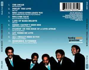 Back Cover Album Blue Magic - Welcome Back  | funkytowngrooves usa records | FTG-226 | US