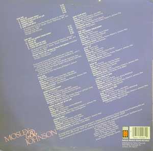 Back Cover Album Mosley And Johnson - Mosley And Johnson Back Cover Album Mosley And Johnson - Mosley And Johnson