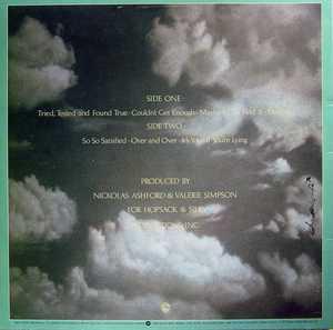 Back Cover Album Ashford & Simpson - So, So Satisfied Back Cover Album Ashford & Simpson - So, So Satisfied