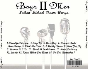 Back Cover Album Boyz Ii Men - Nathan Michael Shawn Wanya