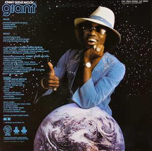 Back Cover Album Johnny Guitar Watson - Giant Back Cover Album Johnny Guitar Watson - Giant