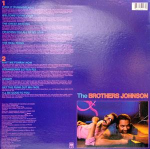 Back Cover Album The Brothers Johnson - Blast