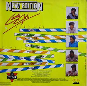 Back Cover Album New Edition - Candy Girl Back Cover Album New Edition - Candy Girl