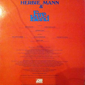 Back Cover Album Herbie Mann - Fire Island Back Cover Album Herbie Mann - Fire Island