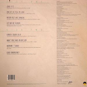 Back Cover Album Teddy Pendergrass - Workin' It Back