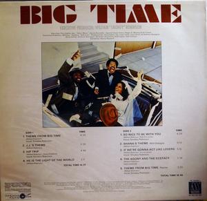 Back Cover Album Smokey Robinson - Big Time