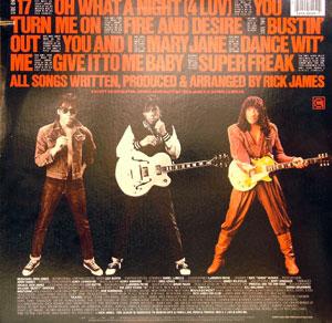 Back Cover Album Rick James - Reflections