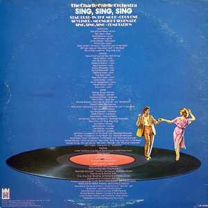 Back Cover Album The Charlie Calello Orchestra - Sing, Sing, Sing