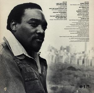 Back Cover Album Dutch Robinson - Nothing's Got Me Back Cover Album Dutch Robinson - Nothing's Got Me