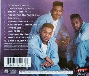 Back Cover Album H Town - Fever For Da Flavor