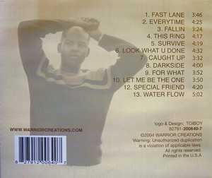 Back Cover Album Warrior - Warrior