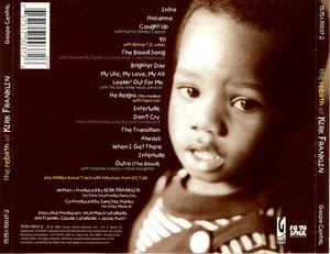 Back Cover Album Kirk Franklin - The Rebirth Of Kirk Franklin