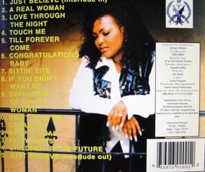 Back Cover Album Shelundia - A Real Woman