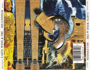 Back Cover Album Wind & Fire Earth - Millennium