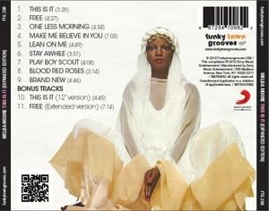 Back Cover Album Melba Moore - This Is It  | funkytowngrooves records | FTG-298 | US