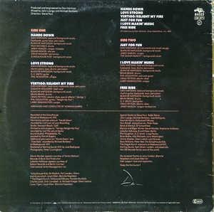 Back Cover Album Dan Hartman - Relight My Fire