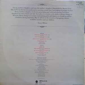 Back Cover Album Nancy Wilson - This Mother's Daughter Back Cover Album Nancy Wilson - This Mother's Daughter