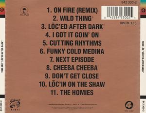 Back Cover Album Tone Loc - Loc'ed After Dark Back Cover Album Tone Loc - Loc'ed After Dark