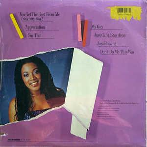 Back Cover Album Alicia Myers - I Appreciate