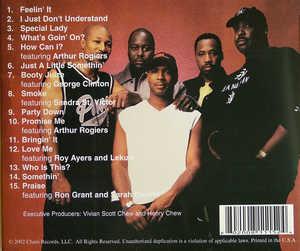 Back Cover Album Ray Chew - Feelin' It