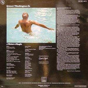 Back Cover Album Grover Washington Jr - Mister Magic