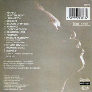 Back Cover Album Adeva - ADEVA ! Back Cover Album Adeva - ADEVA !