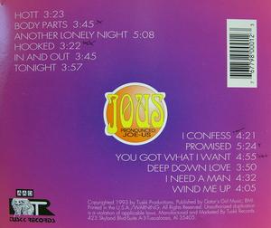 Back Cover Album Jous - Jous