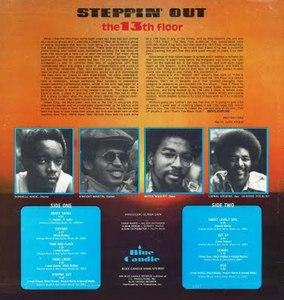 Back Cover Album The 13th Floor - Steppin' Out Back Cover Album The 13th Floor - Steppin' Out