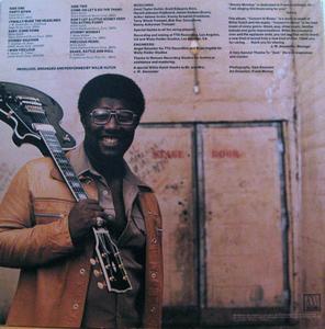 Back Cover Album Willie Hutch - Concert In Blues